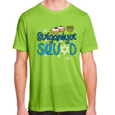 Hanukkah Sufganiyot Squad Chanukah Match Jew Adult ChromaSoft Performance T-Shirt