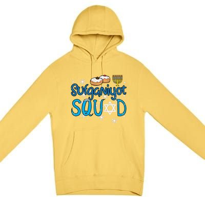 Hanukkah Sufganiyot Squad Chanukah Match Jew Premium Pullover Hoodie