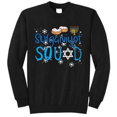 Hanukkah Sufganiyot Squad Chanukah Match Jew Sweatshirt