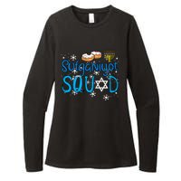 Hanukkah Sufganiyot Squad Chanukah Match Jew Womens CVC Long Sleeve Shirt