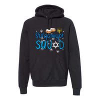 Hanukkah Sufganiyot Squad Chanukah Match Jew Premium Hoodie