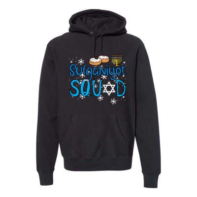 Hanukkah Sufganiyot Squad Chanukah Match Jew Premium Hoodie