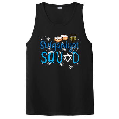 Hanukkah Sufganiyot Squad Chanukah Match Jew PosiCharge Competitor Tank