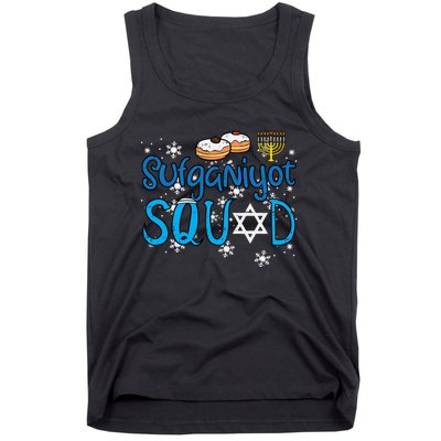 Hanukkah Sufganiyot Squad Chanukah Match Jew Tank Top