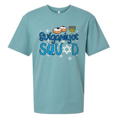 Hanukkah Sufganiyot Squad Chanukah Match Jew Sueded Cloud Jersey T-Shirt