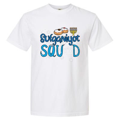 Hanukkah Sufganiyot Squad Chanukah Match Jew Garment-Dyed Heavyweight T-Shirt