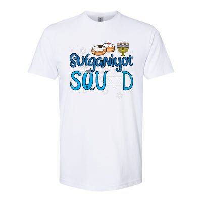 Hanukkah Sufganiyot Squad Chanukah Match Jew Softstyle CVC T-Shirt