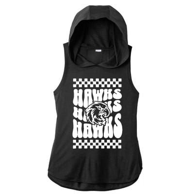 Hawk School Spirit ItS A Great Day Ladies PosiCharge Tri-Blend Wicking Draft Hoodie Tank