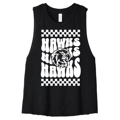 Hawk School Spirit ItS A Great Day Women's Racerback Cropped Tank