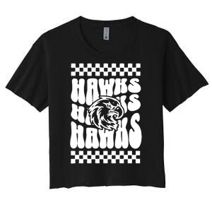 Hawk School Spirit ItS A Great Day Women's Crop Top Tee