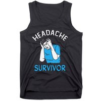 Headache Survivor Saying Tank Top