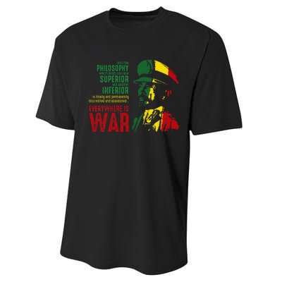 Haile Selassie Speech War Judah Lion Jah Bless Rasta Performance Sprint T-Shirt