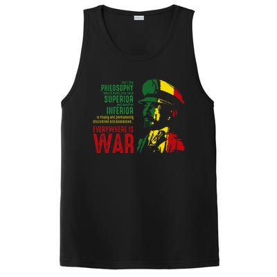 Haile Selassie Speech War Judah Lion Jah Bless Rasta PosiCharge Competitor Tank