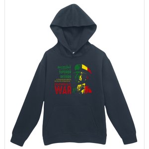 Haile Selassie Speech War Judah Lion Jah Bless Rasta Urban Pullover Hoodie