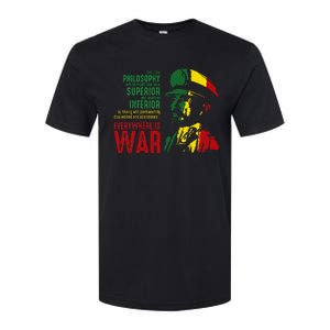 Haile Selassie Speech War Judah Lion Jah Bless Rasta Softstyle CVC T-Shirt