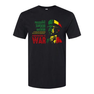 Haile Selassie Speech War Judah Lion Jah Bless Rasta Softstyle CVC T-Shirt