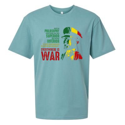 Haile Selassie Speech War Judah Lion Jah Bless Rasta Sueded Cloud Jersey T-Shirt