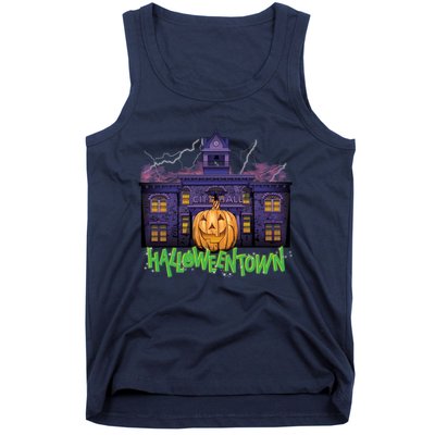 Halloweentown Spooky Square Tank Top