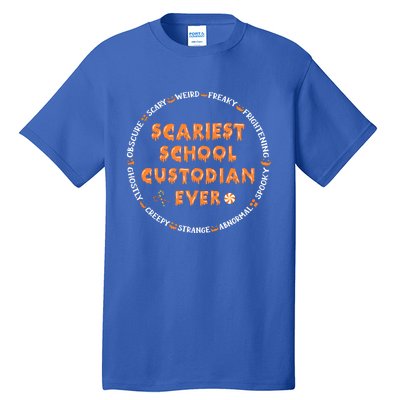 Halloween Scariest School Custodian Cool Gift Tall T-Shirt