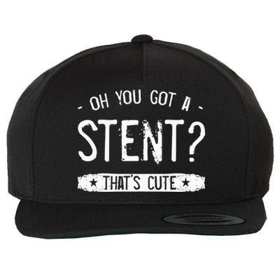 Heart Surgery Stent Transplant Survivor Orthotopic Cardiac Wool Snapback Cap