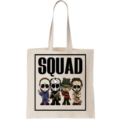 Halloween Shirt Squad Horror Character Tote Bag