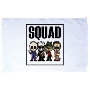 Halloween Shirt Squad Horror Character Microfiber Hand Towel