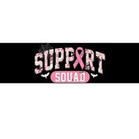 Halloween Support Squad Breast Cancer Pink Ribbon Bumper Sticker