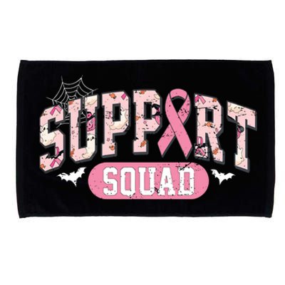 Halloween Support Squad Breast Cancer Pink Ribbon Microfiber Hand Towel