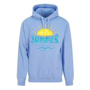 Hello Summer Sunset Unisex Surf Hoodie