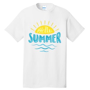 Hello Summer Sunset Tall T-Shirt