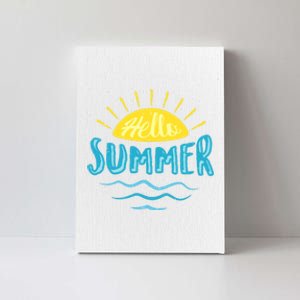 Hello Summer Sunset Canvas