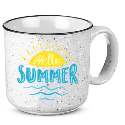 Hello Summer Sunset 15oz Campfire Ceramic Mug