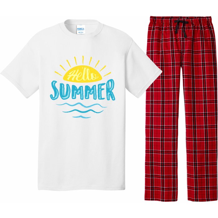 Hello Summer Sunset Pajama Set