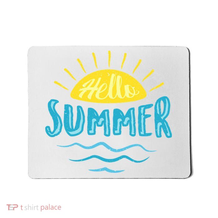 Hello Summer Sunset Mousepad