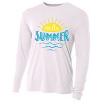 Hello Summer Sunset Cooling Performance Long Sleeve Crew