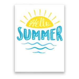 Hello Summer Sunset Poster