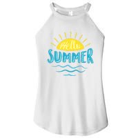 Hello Summer Sunset Women’s Perfect Tri Rocker Tank