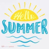 Hello Summer Sunset Full Zip Hoodie