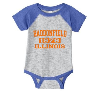 Halloween Spooky Scary Haddonfield Illinois Halloween 1978 Infant Baby Jersey Bodysuit