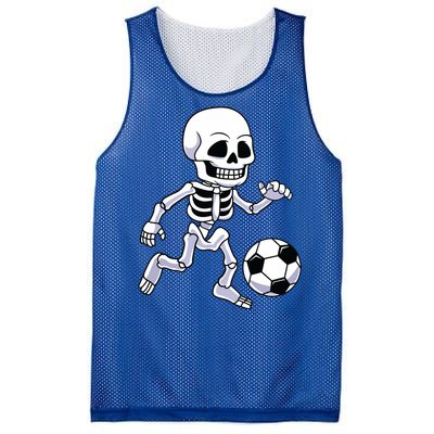 Halloween Skeleton Soccer Player Boy Kids Mesh Reversible Basketball Jersey Tank