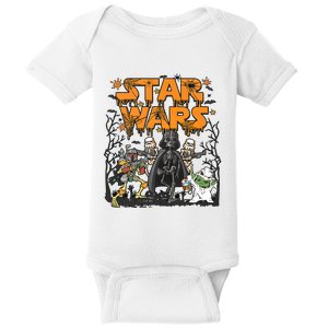 Halloween Skeleton Star Baby Team Baby Bodysuit