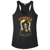 Halloween Scamala Swamp Witch Funny Anti Kamala Harris 2024 Gift Ladies PosiCharge Competitor Racerback Tank