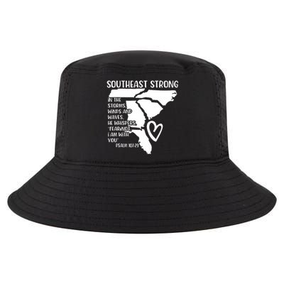 Hurricane Strong Southeast Strong Pray For North Carolina Cool Comfort Performance Bucket Hat