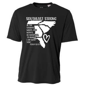 Hurricane Strong Southeast Strong Pray For North Carolina Cooling Performance Crew T-Shirt