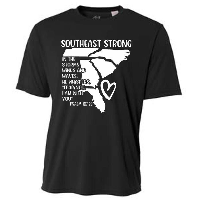 Hurricane Strong Southeast Strong Pray For North Carolina Cooling Performance Crew T-Shirt