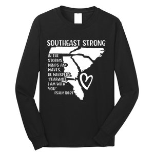 Hurricane Strong Southeast Strong Pray For North Carolina Long Sleeve Shirt