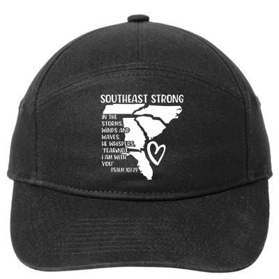 Hurricane Strong Southeast Strong Pray For North Carolina 7-Panel Snapback Hat