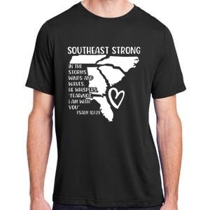 Hurricane Strong Southeast Strong Pray For North Carolina Adult ChromaSoft Performance T-Shirt