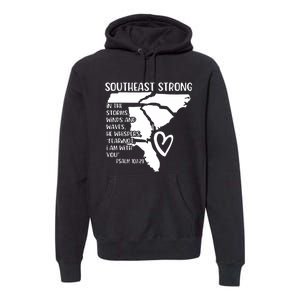 Hurricane Strong Southeast Strong Pray For North Carolina Premium Hoodie