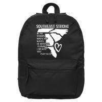 Hurricane Strong Southeast Strong Pray For North Carolina 16 in Basic Backpack